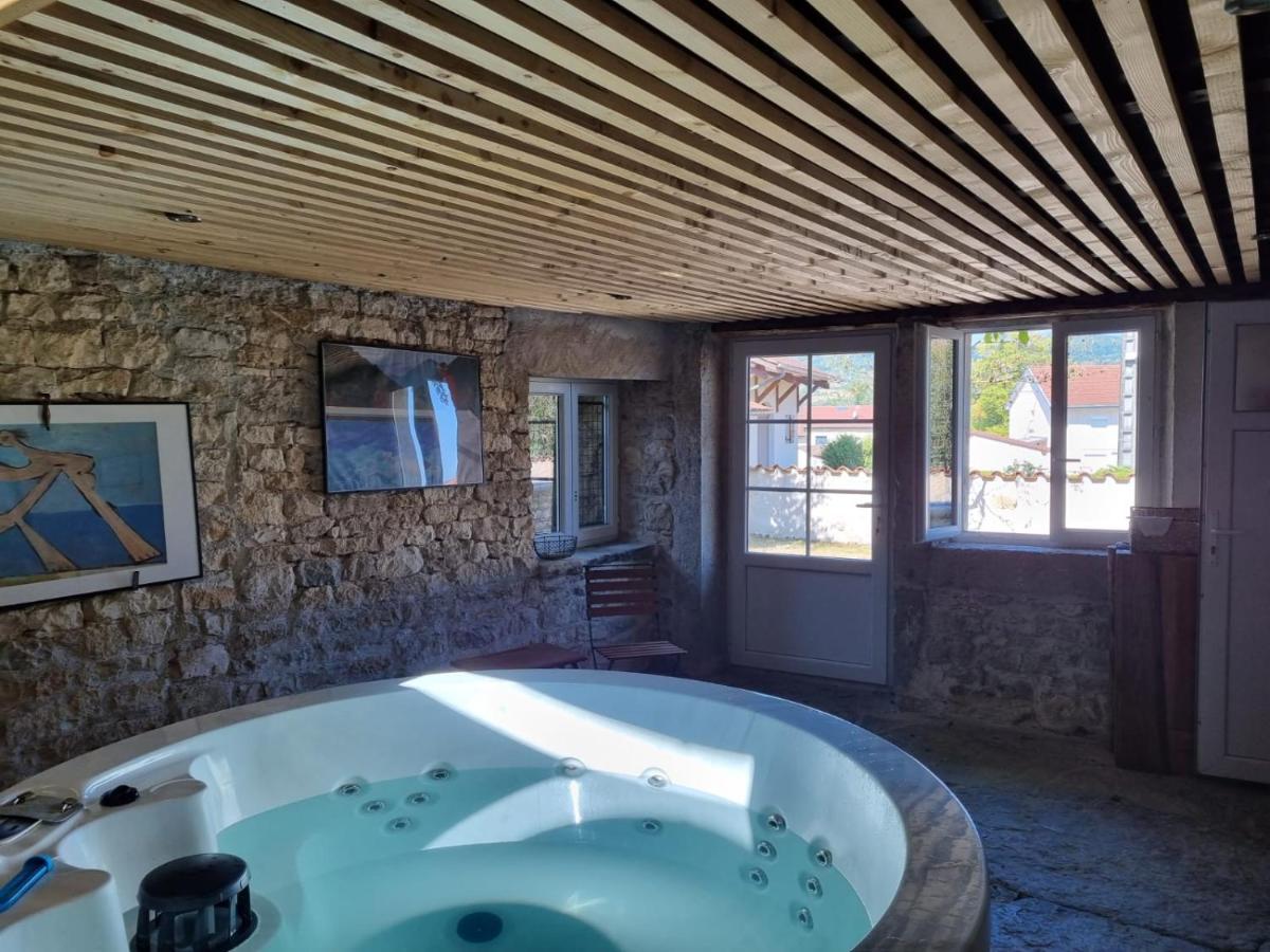 Gite De L'Ancheronne 12 Couchages Spa Villa Lavans-sur-Valouse Exteriör bild